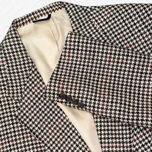 Austin Reed of Regent Street Mens 46L* Blazer Scottish Wool Herringbone Tweed